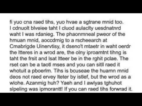 If You Can Read This